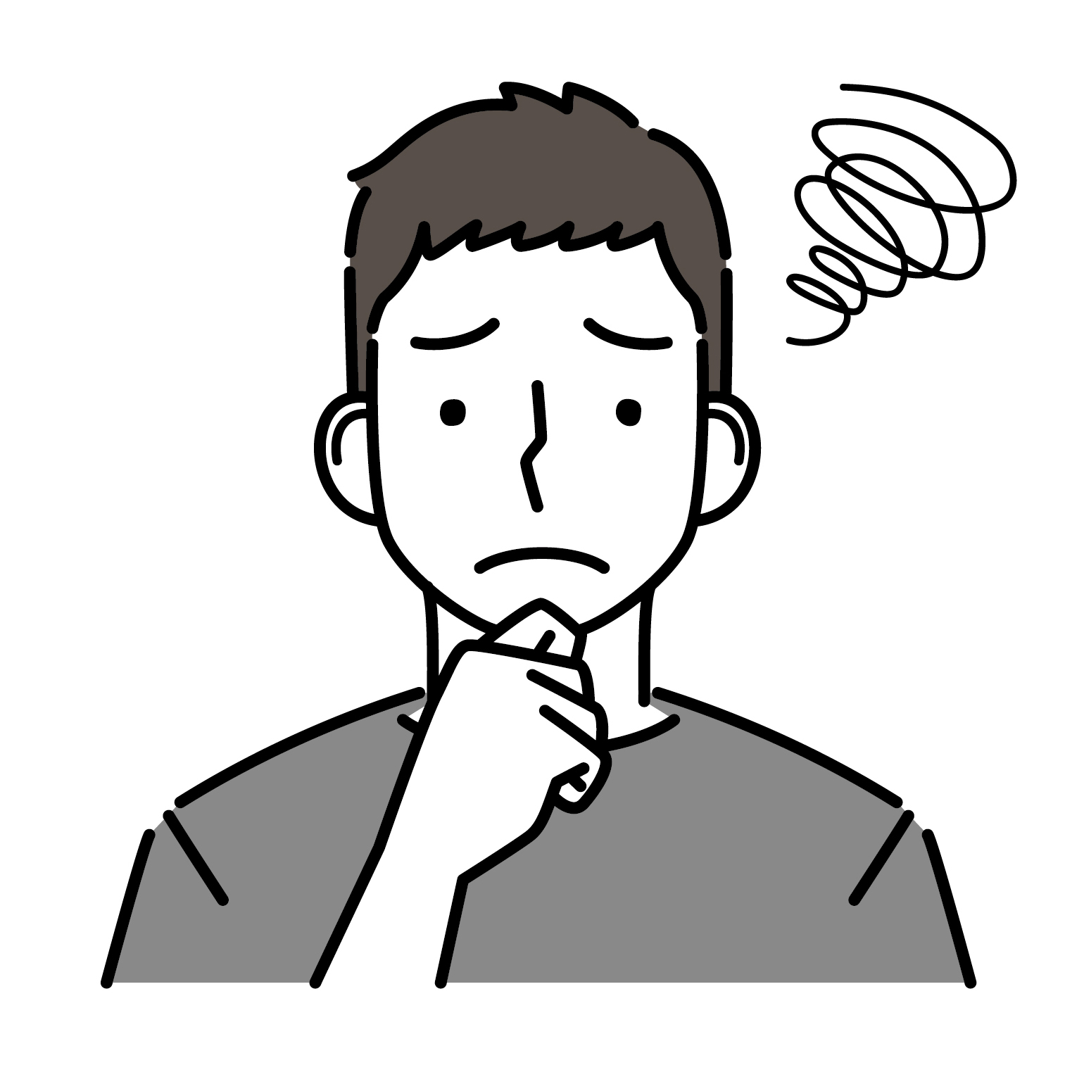 若い男性_アイコンセット_001