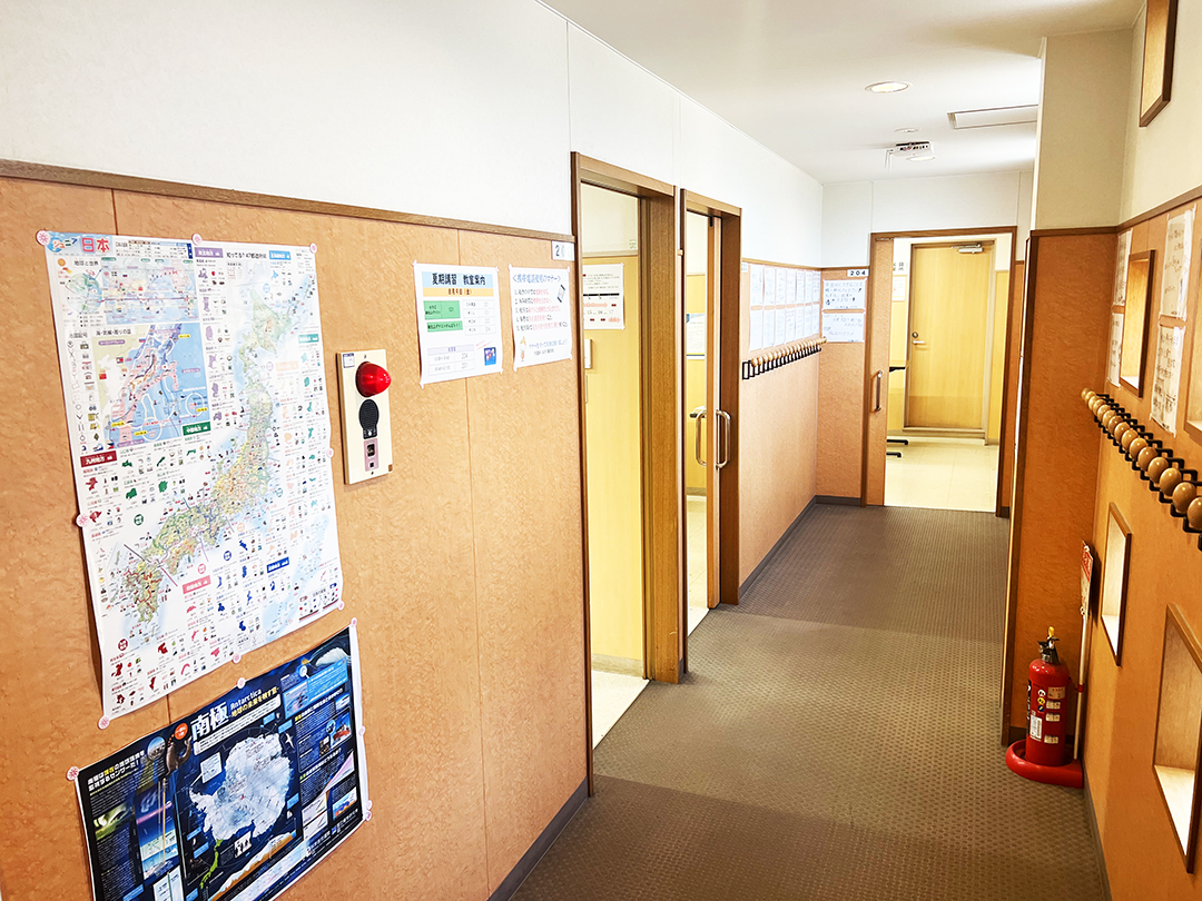 廊下にはお得な知識が書いてある掲示も！